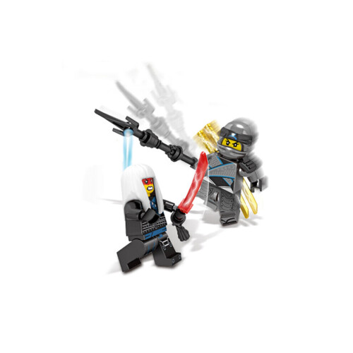 24 pièces – mini figurines Ninjago : Kai, Jay et Sensei Wu – blocs de construction 1