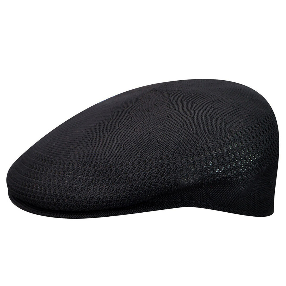 (M) KANGOL Tropic Ventair 504 Ivy Cap 0290BC Summer Flat Driving Hat - Black