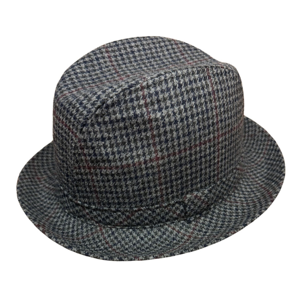 Kent Wool Tweed Dress Trilby Hat - MADE IN ITALY