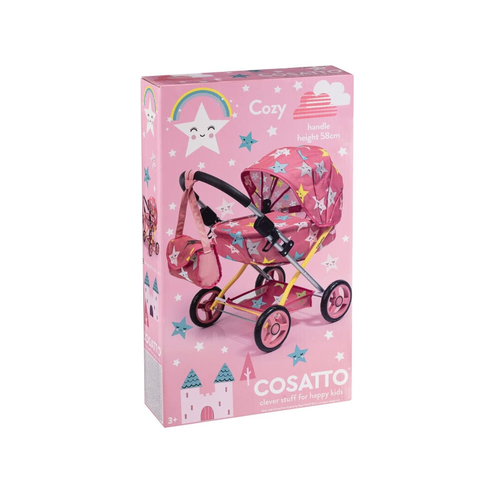 New Cosatto Cosy Dolls Pram Cosy is a bright colored pram for all doll