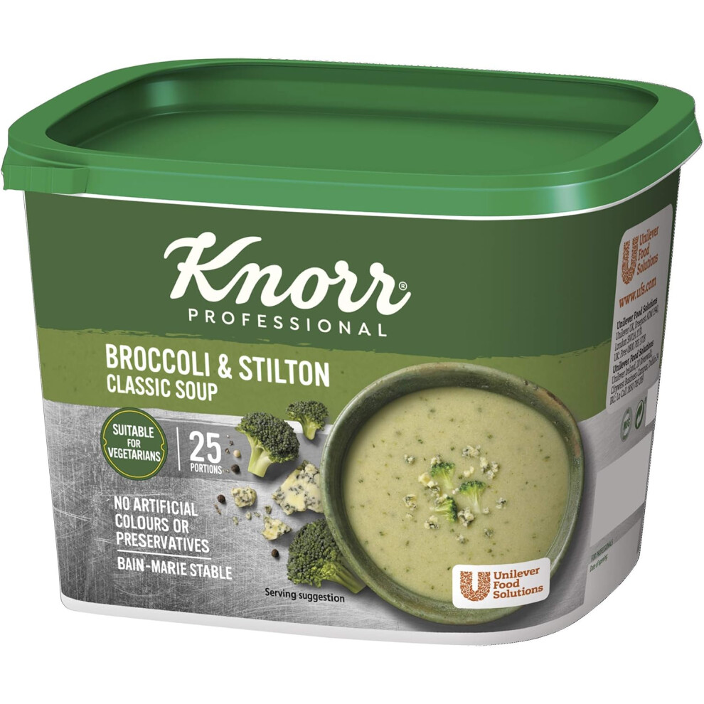 (Knorr Classic Broccoli and Stilton Soup Mix, 25 Portions (Makes 4.25 Litress)) Knorr Classic Broccoli and Stilton Soup Mix, 25 Portions (Makes 4.25 L