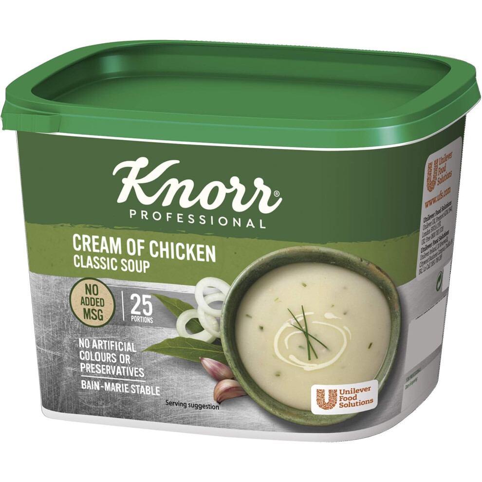 (Knorr Classic Cream Of Chicken Soup, 25 Portions (Makes 4.25 Litres)) Knorr Classic Broccoli and Stilton Soup Mix, 25 Portions (Makes 4.25 Litress)