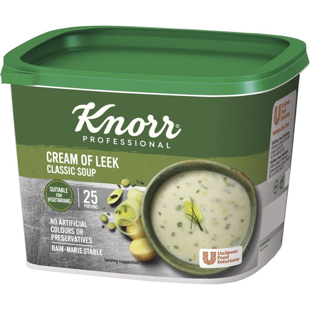 (Knorr Classic Cream of Leek Soup Mix, 25 Portions (Makes 4.25 L)) Knorr Classic Broccoli and Stilton Soup Mix, 25 Portions (Makes 4.25 Litress)