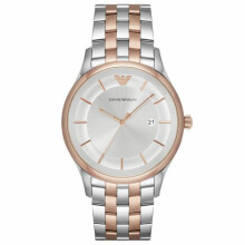 Emporio Armani AR11044 Lambda Silver Dial Men's Watch