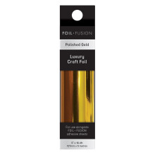 Foil Fusion - 127mm x 5m Luxury Craft Foil - Polished Gold - 5600e