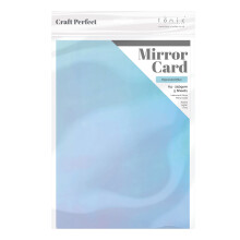 Craft Perfect - High Gloss Iridescent Mirror Card - Bejeweled Blue - A4 (5/PK) - 8720E