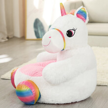 (Unicorn) Cartoon Elephant Rabbit Monkey Pet Sofa Toy Pink Pig Lazy Child Small Sofa Chair