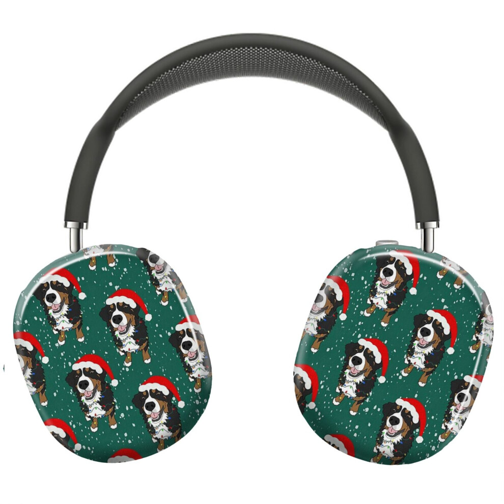 (Christmas Bernese Mountain Dog _4979) Protective Cover For Airpods Max Headphones Aesthetic Print Snap On Cases 8841579036333