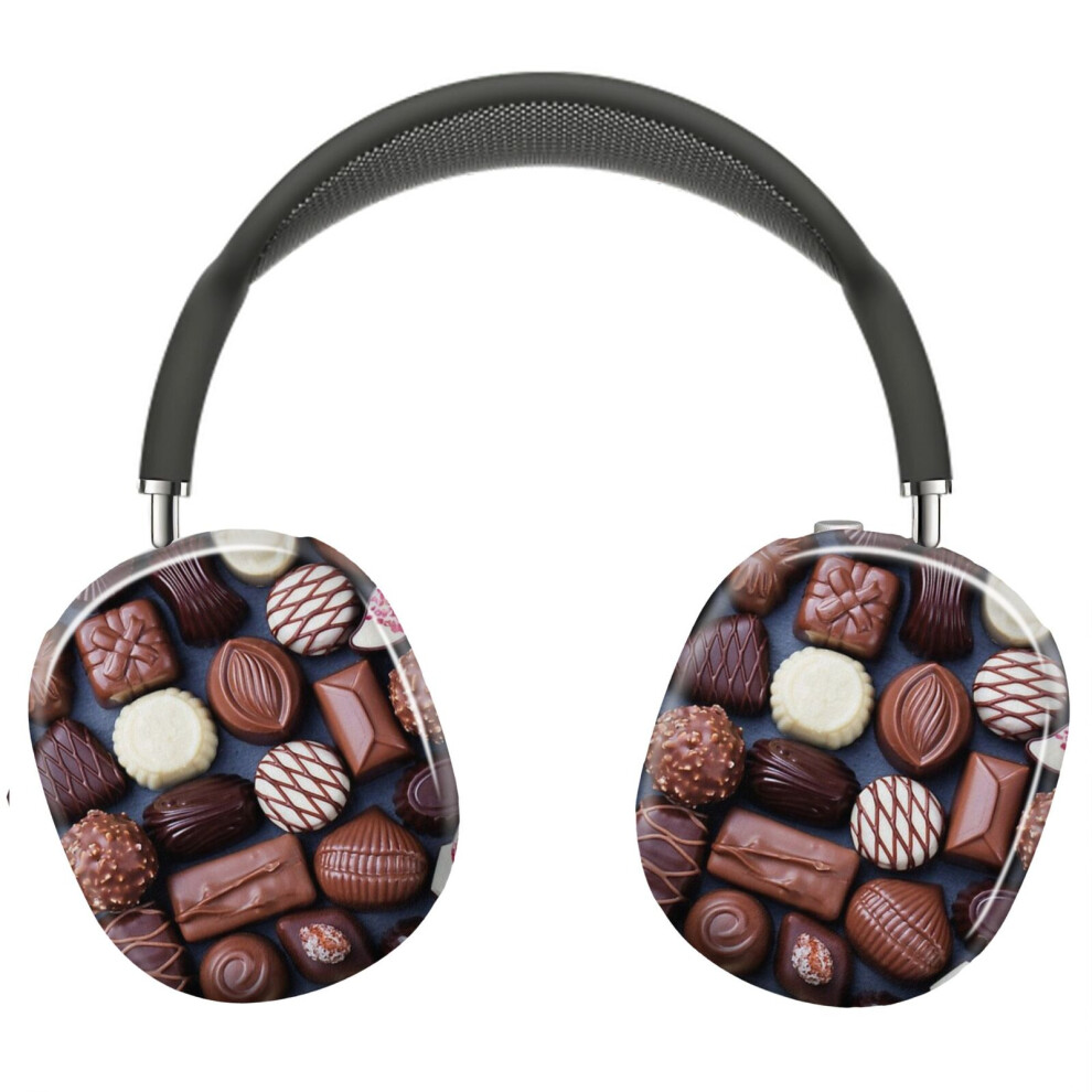 (Chocolate_9391) Protective Cover For Airpods Max Headphones Aesthetic Print Snap On Cases 8841579036593