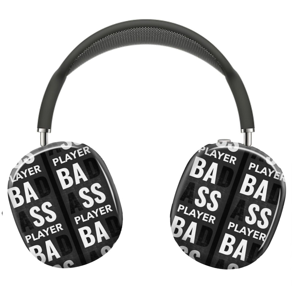 (Badass Bass Player - Bassist_5103) Protective Cover For Airpods Max Headphones Aesthetic Print Snap On Cases 8841579027546