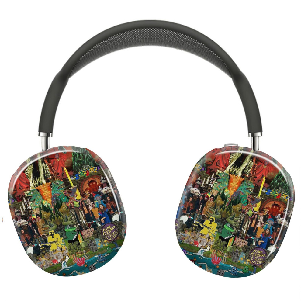 (King Gizzard And The Lizard Wizard Collage - All Proceeds To Charity - King Gizzard's Altered Beasts) Protective Cover For Airpods Max Headphones Aes 8841579084167