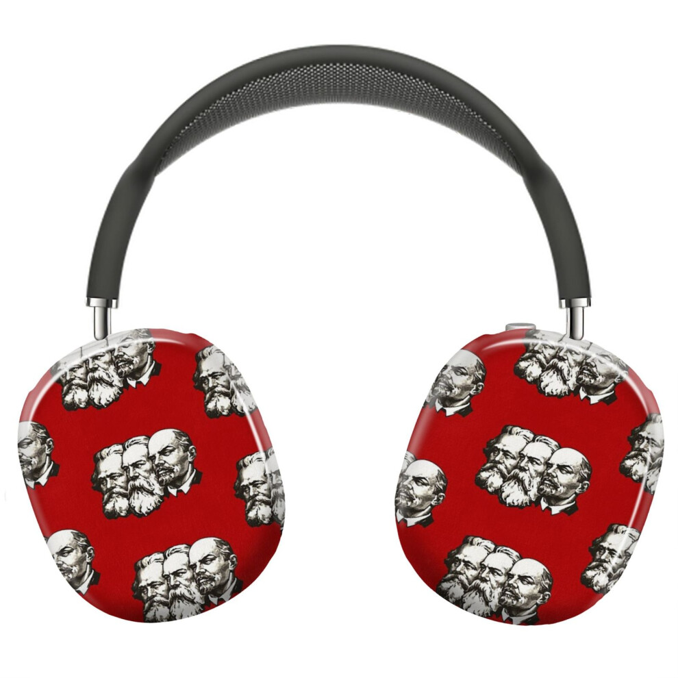 (Marx, Engels And Lenin _8887) Protective Cover For Airpods Max Headphones Aesthetic Print Snap On Cases 8841579078463