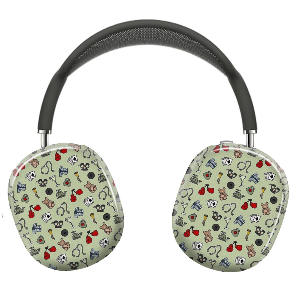 (Martinis And Medicine_9317) Protective Cover For Airpods Max Headphones Aesthetic Print Snap On Cases 8841579078487