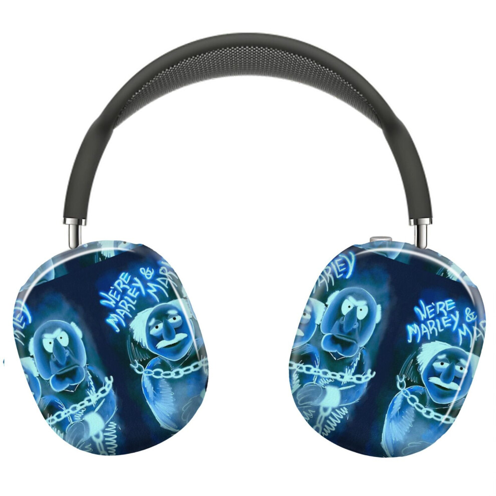 (Marley Marley - Muppet Christmas Carol - Blue_6193) Protective Cover For Airpods Max Headphones Aesthetic Print Snap On Cases 8841579078661