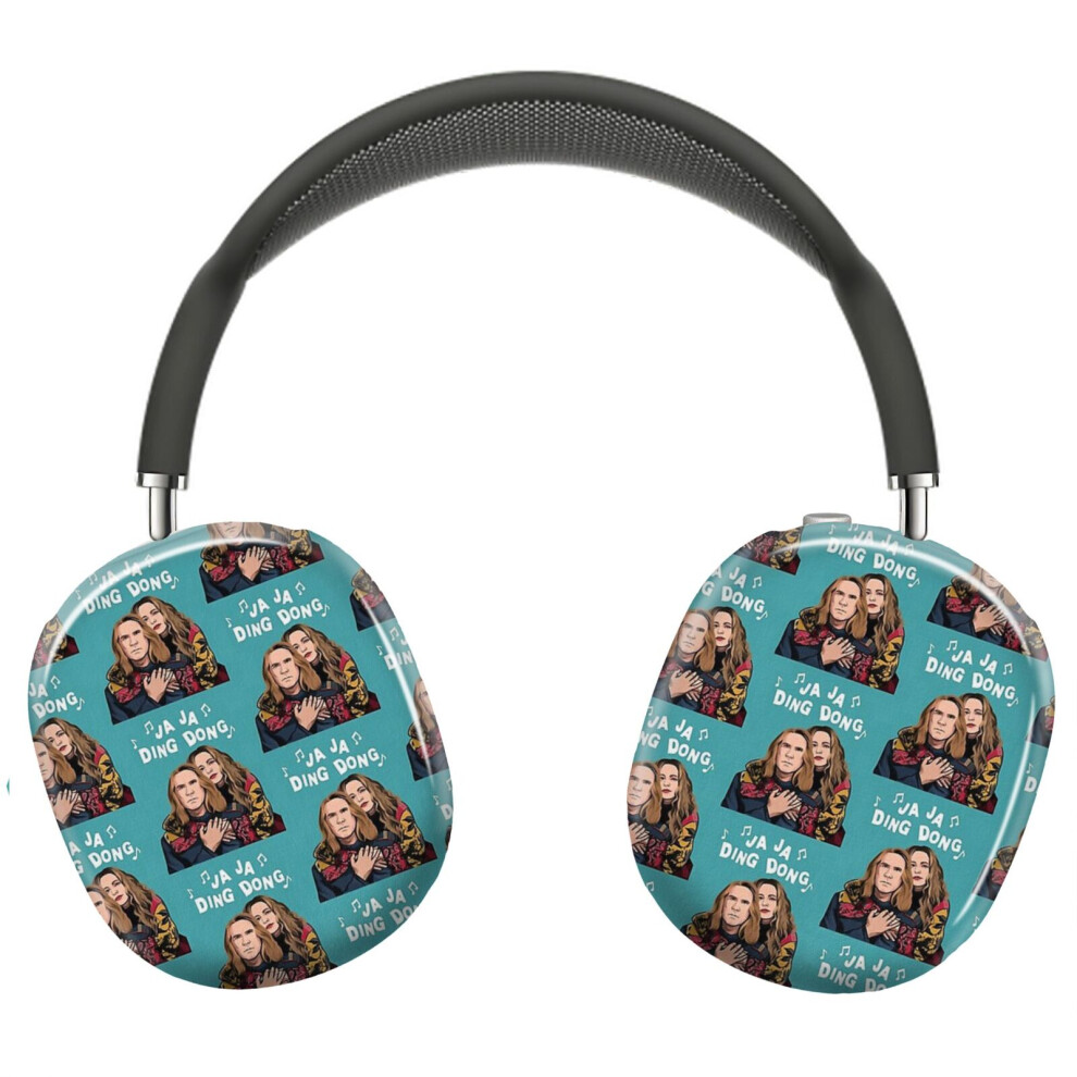 (Eurovision Ja Ja Ding Dong Song Fire Saga Merch Netflix_4323) Protective Cover For Airpods Max Headphones Aesthetic Print Snap On Cases 8841579063803
