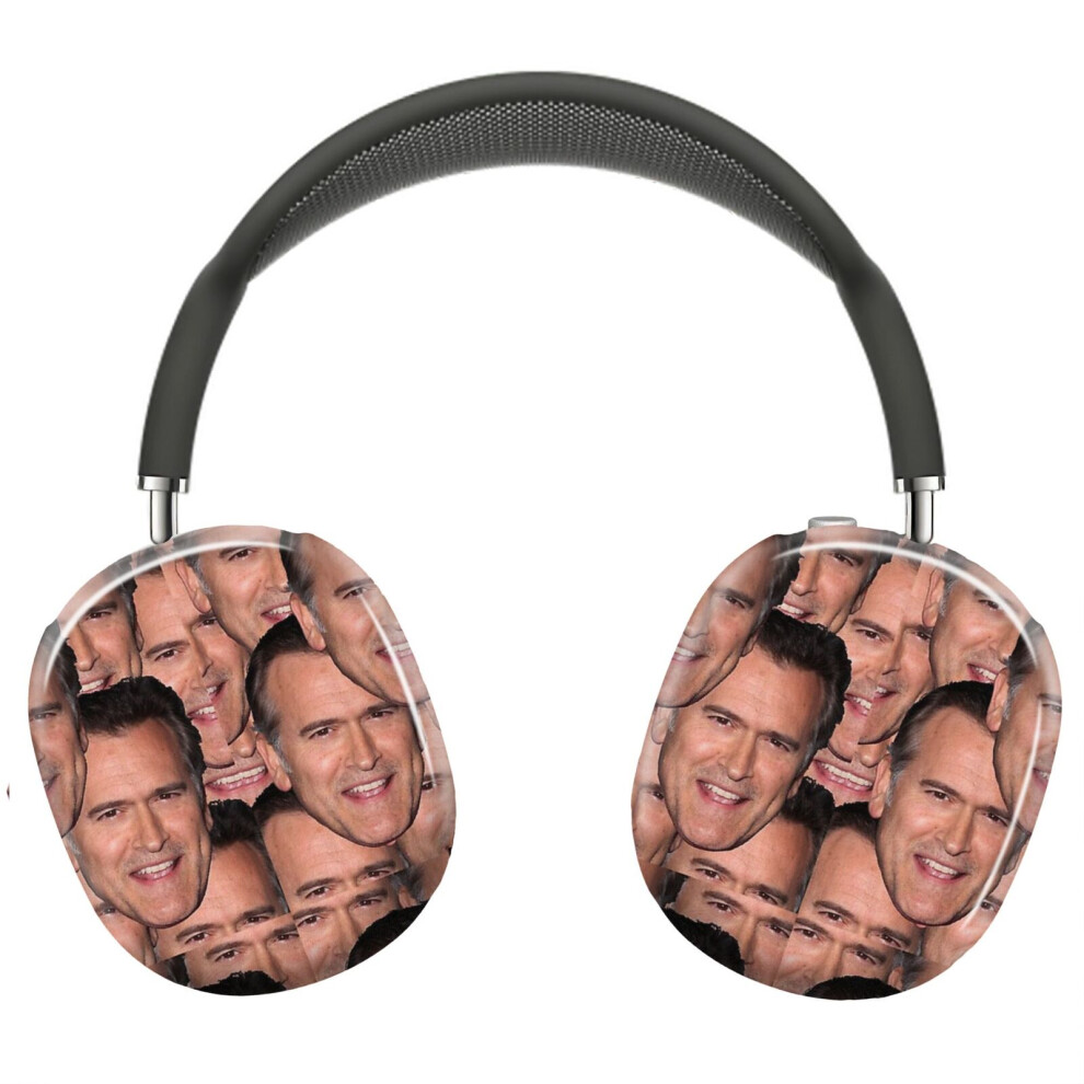 (Bruce Campbell Evil Dead Head Shot_3779) Protective Cover For Airpods Max Headphones Aesthetic Print Snap On Cases 8841579040736