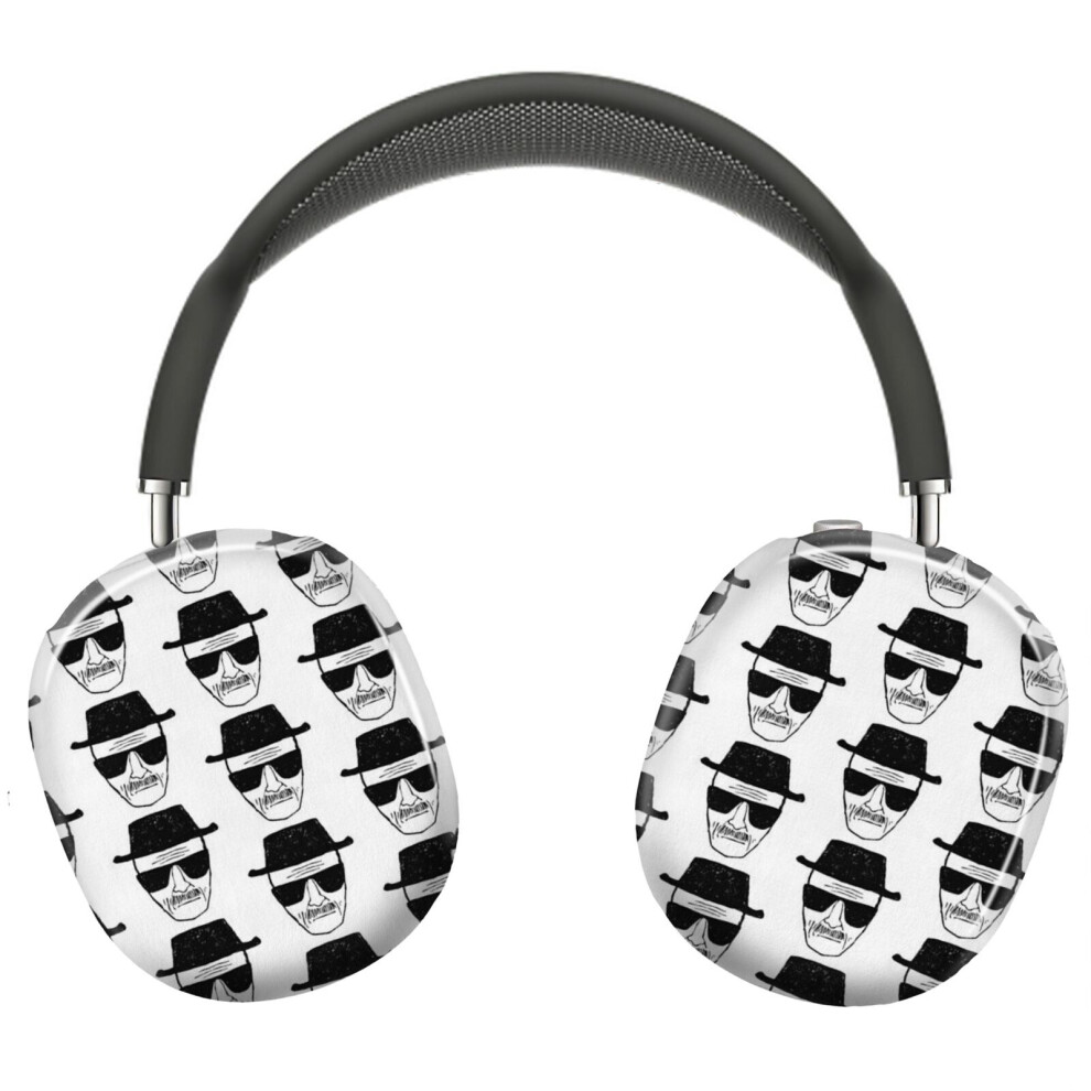 (Breaking Bad Walter Heisenberg Face_6741) Protective Cover For Airpods Max Headphones Aesthetic Print Snap On Cases White 8841579041054