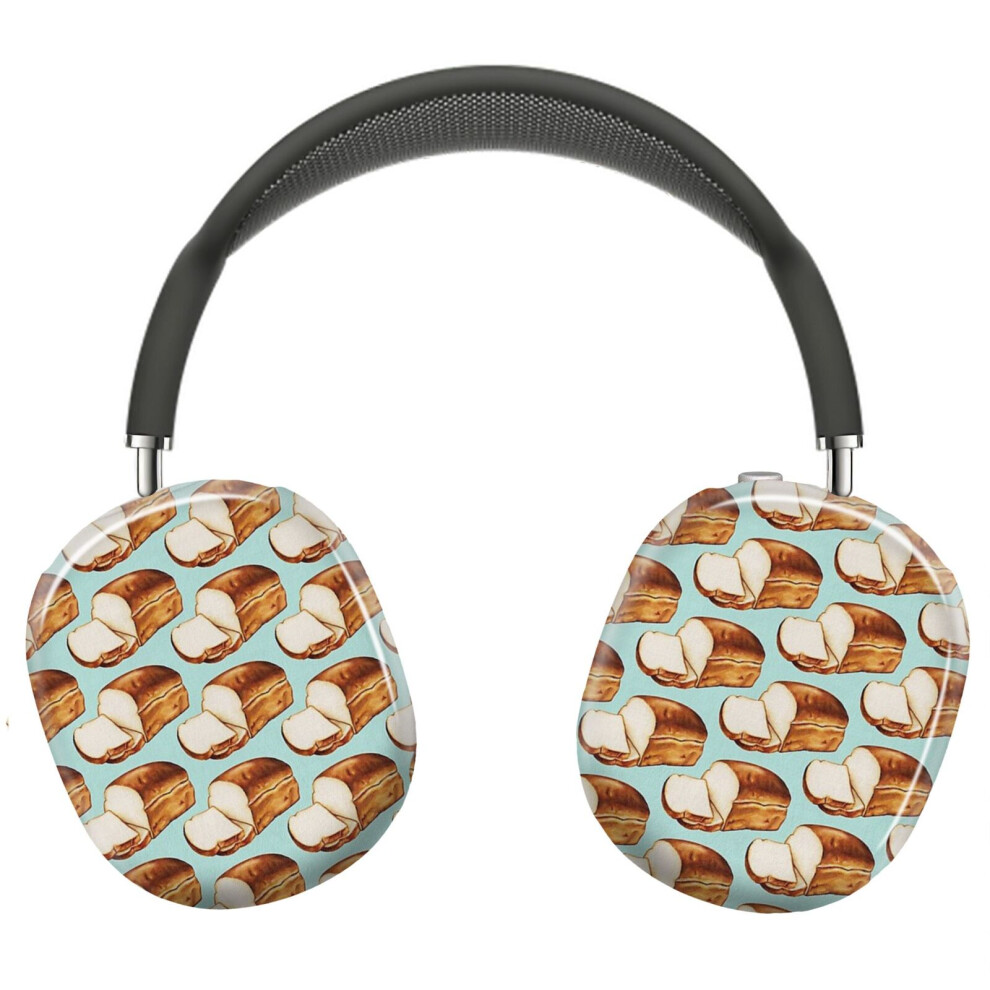 (Bread Pattern_10946) Protective Cover For Airpods Max Headphones Aesthetic Print Snap On Cases 8841579041108