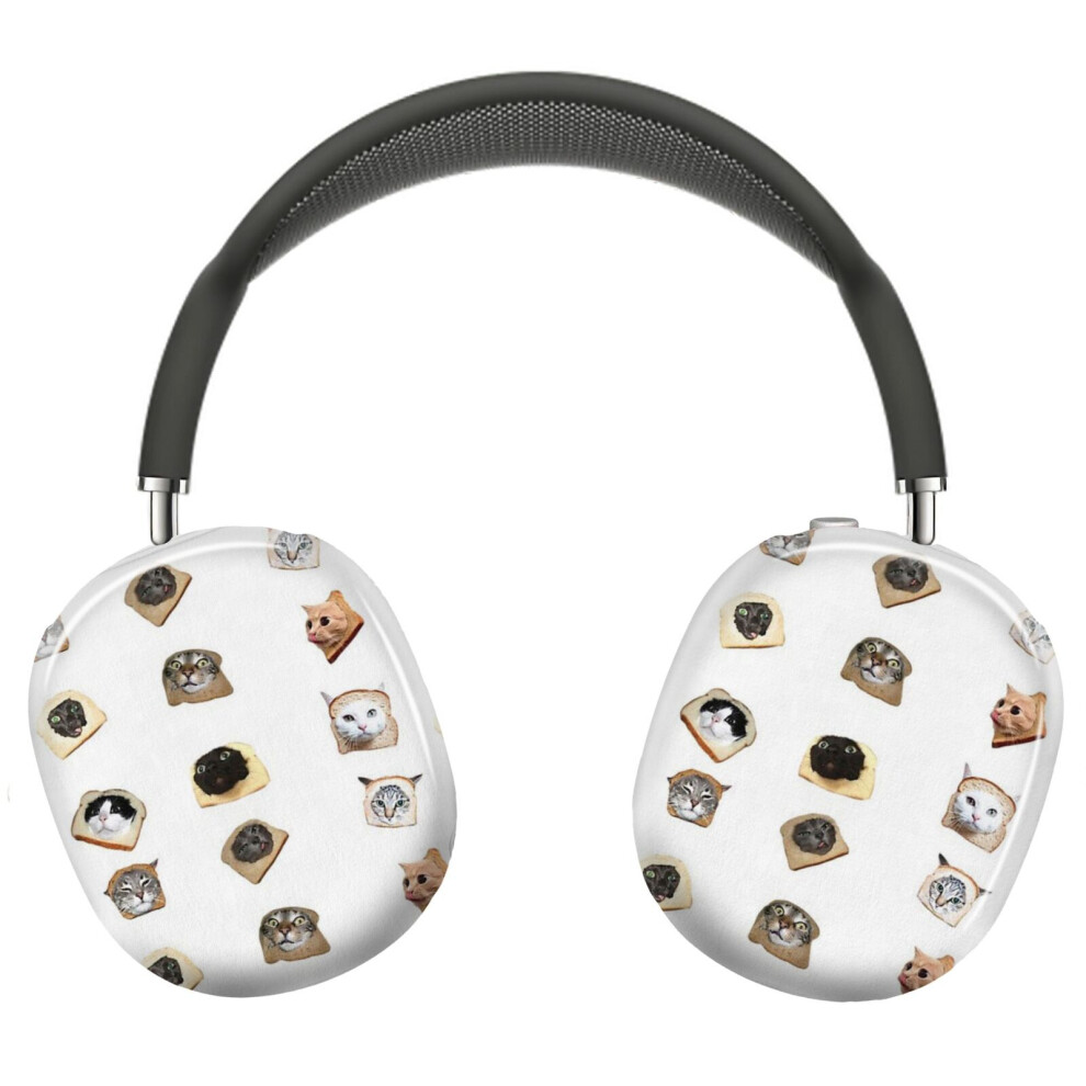 (Bread Kitties_6715) Protective Cover For Airpods Max Headphones Aesthetic Print Snap On Cases 8841579041122