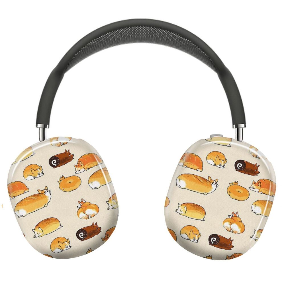 (Bread Corgis_7641) Protective Cover For Airpods Max Headphones Aesthetic Print Snap On Cases 8841579041139