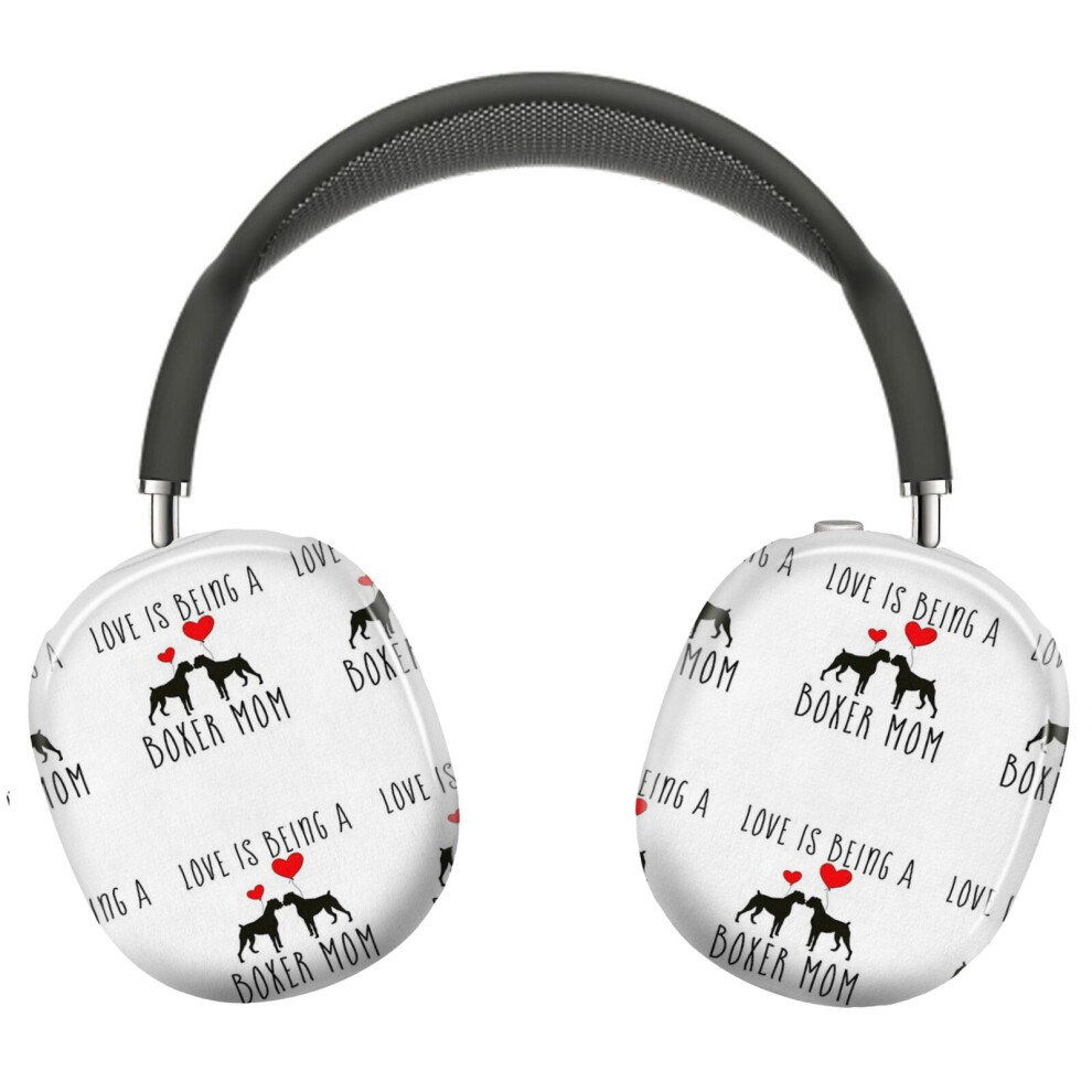 (Boxer Mom Gifts, Boxer Dog Lovers _4929) Protective Cover For Airpods Max Headphones Aesthetic Print Snap On Cases 8841579041177
