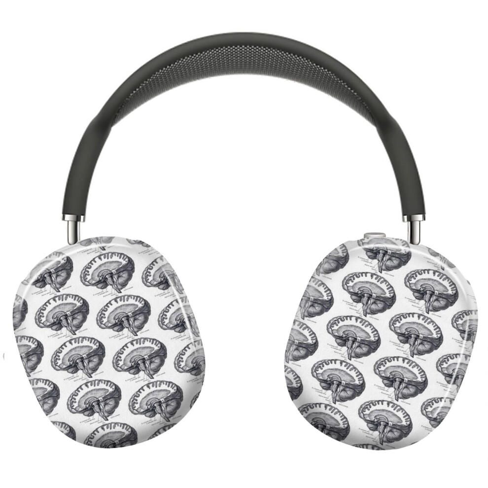 (Brain Anatomy_8150) Protective Cover For Airpods Max Headphones Aesthetic Print Snap On Cases 8841579041214