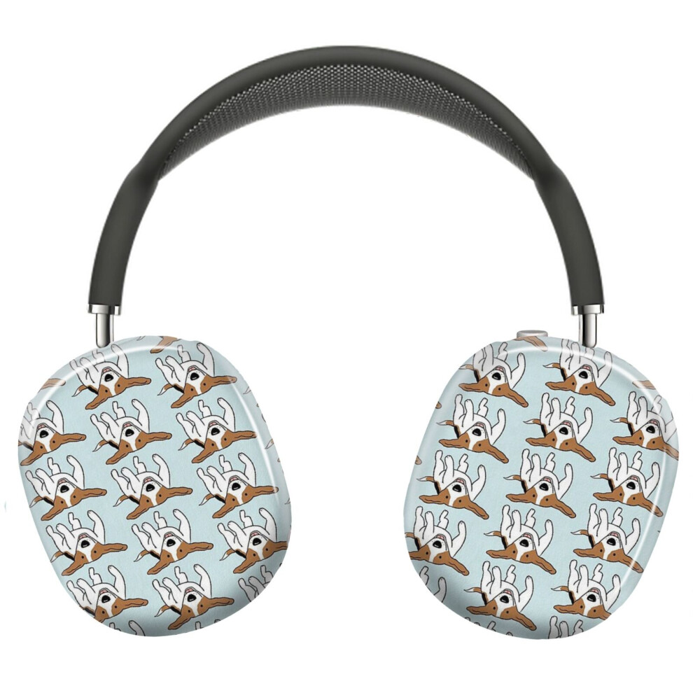 (Care-Free Beagle_6625) Protective Cover For Airpods Max Headphones Aesthetic Print Snap On Cases 8841579038917