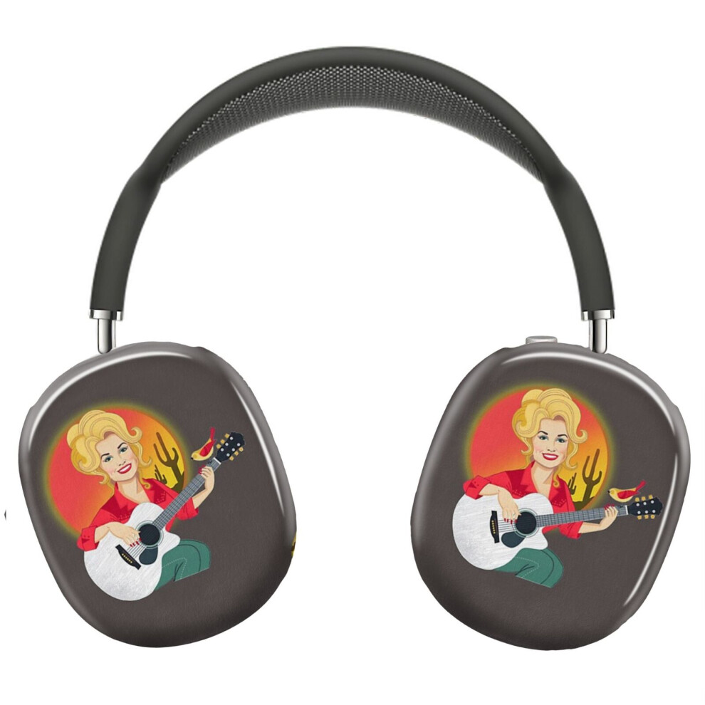(Dolly Parton The Queen Of Country Music _10318) Protective Cover For Airpods Max Headphones Aesthetic Print Snap On Cases 8841579046899