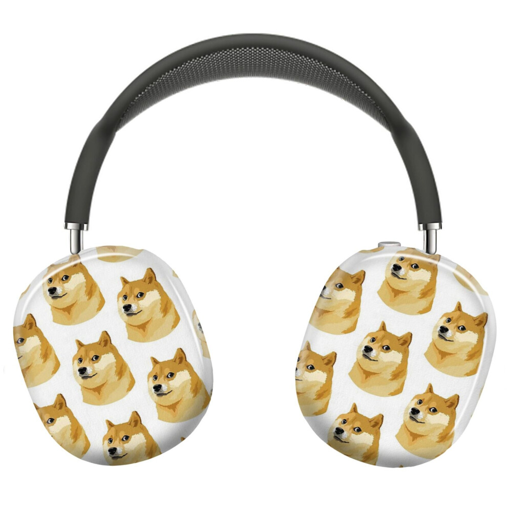 (Doge Shiba Meme_22140) Protective Cover For Airpods Max Headphones Aesthetic Print Snap On Cases 8841579047056