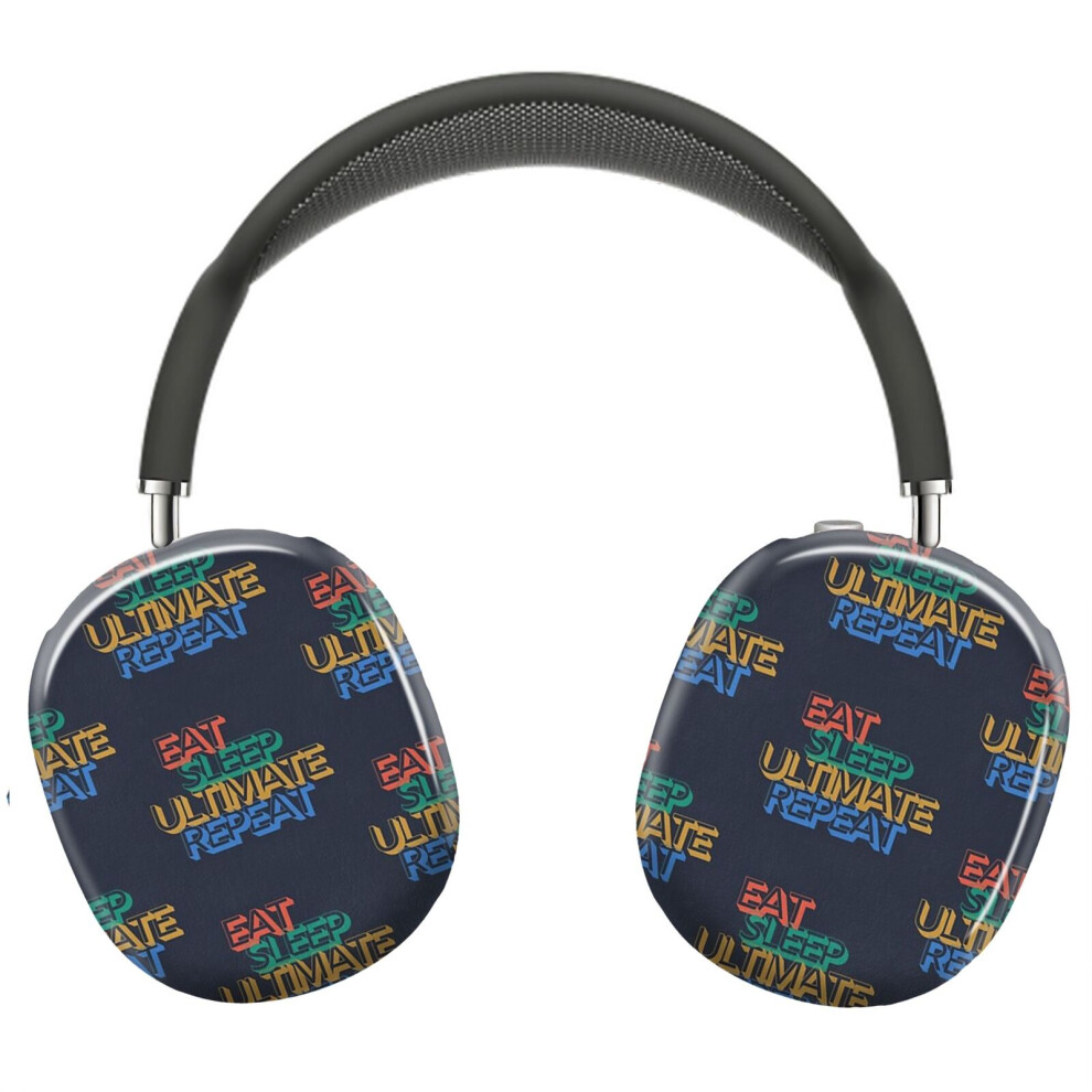 (Eat Sleep Ultimate Repeat - Vintage Ultimate Frisbee Player_9710) Protective Cover For Airpods Max Headphones Aesthetic Print Snap On Cases 8841579044666