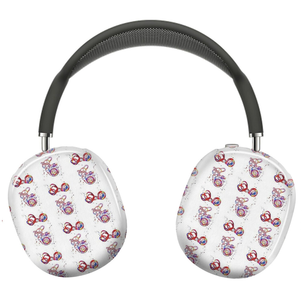 (Ear Anatomy, Ear Canal, Cochlea Histology, Cochlea, Vestibular, Acoustic, Nerves, Audiology_7687) Protective Cover For Airpods Max Headphones Aesthet 8841579044789