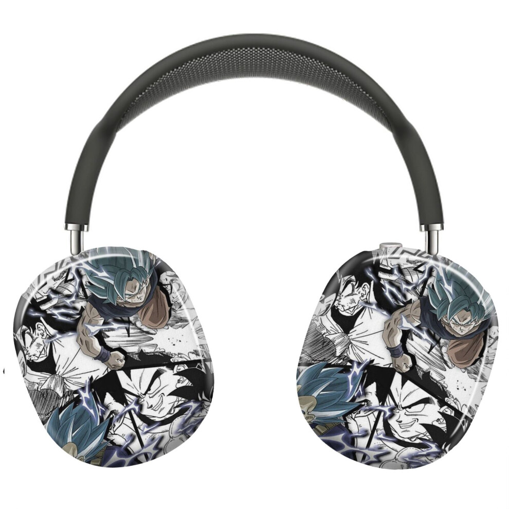 (Goku And Vegeta Manga Version Dragon Ball Super_5258) Protective Cover For Airpods Max Headphones Aesthetic Print Snap On Cases 8841579056553
