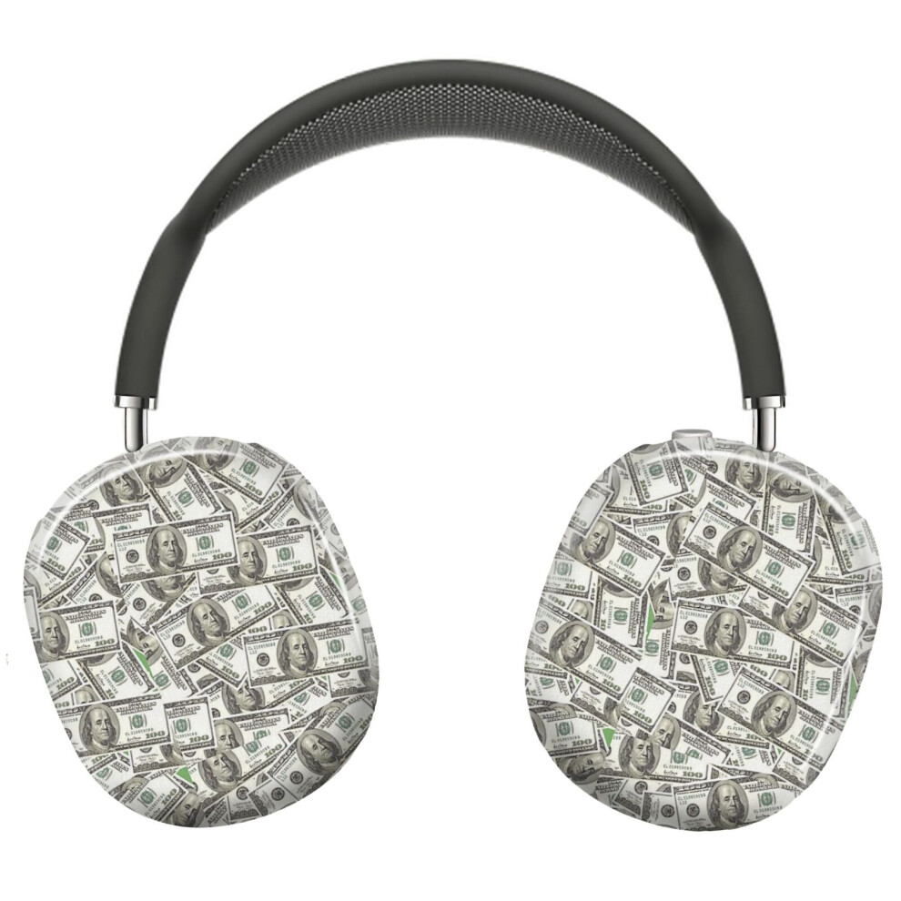 (MONEY $100 Bills_4214) Protective Cover for AirPods Max Headphones Aesthetic Print Snap On Cases-image-OPC-PFH8WP7-NEW