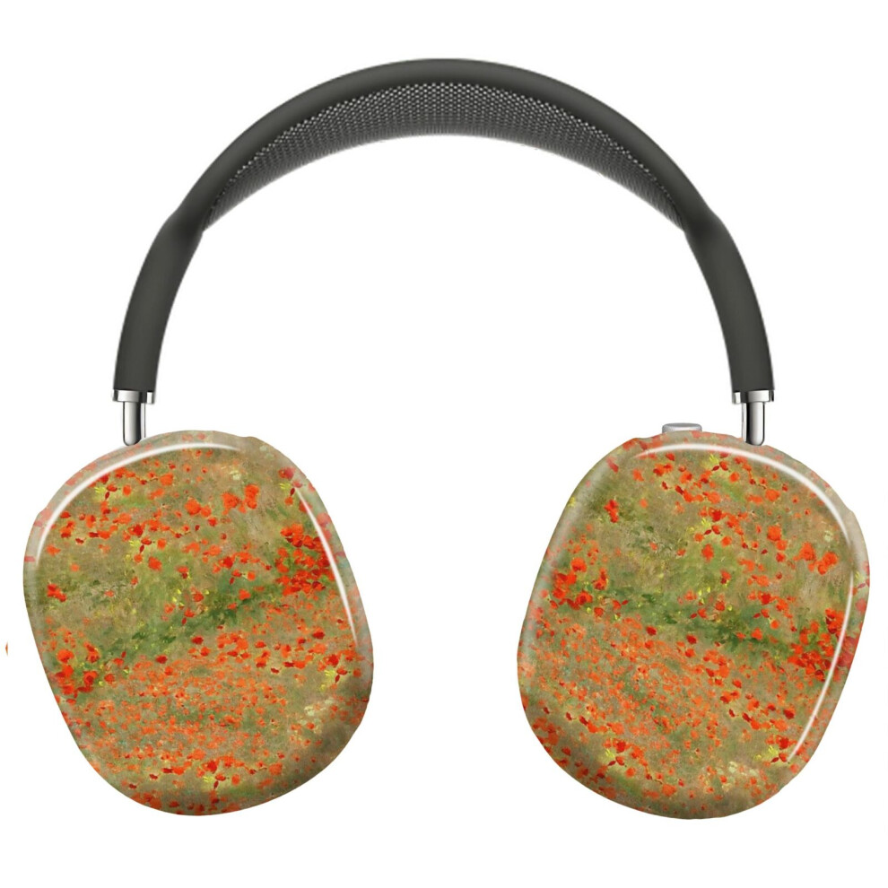 (Monet Poppy Field Poppies Only Version_12865) Protective Cover For Airpods Max Headphones Aesthetic Print Snap On Cases 8841579074946