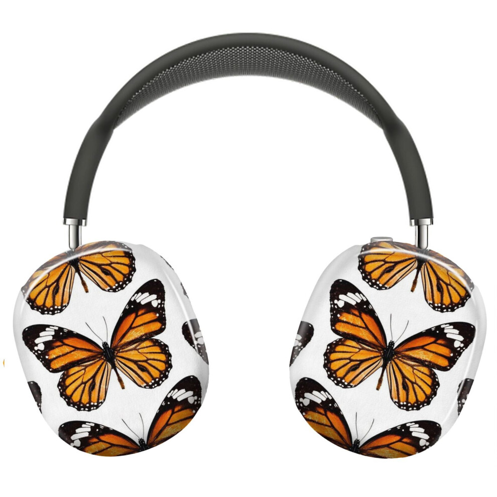 (Monarch Butterfly Sticker_1597) Protective Cover For Airpods Max Headphones Aesthetic Print Snap On Cases 8841579075011