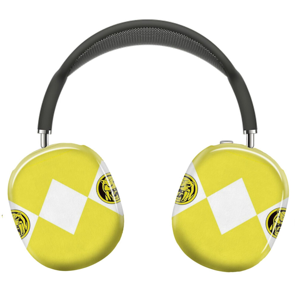 (Mmpr Ranger With Coin_9080) Protective Cover For Airpods Max Headphones Aesthetic Print Snap On Cases Yellow 8841579075257