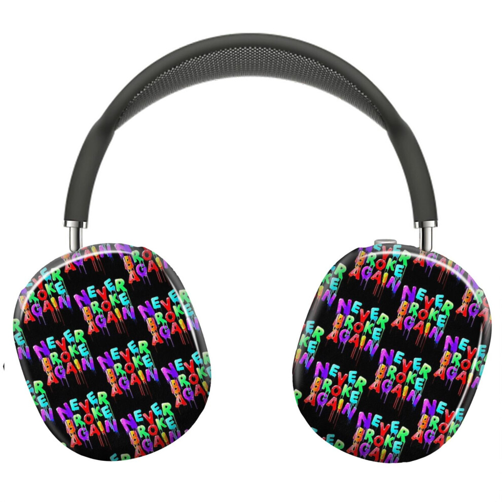 (Never Broke Again_12423) Protective Cover For Airpods Max Headphones Aesthetic Print Snap On Cases 8841579092421