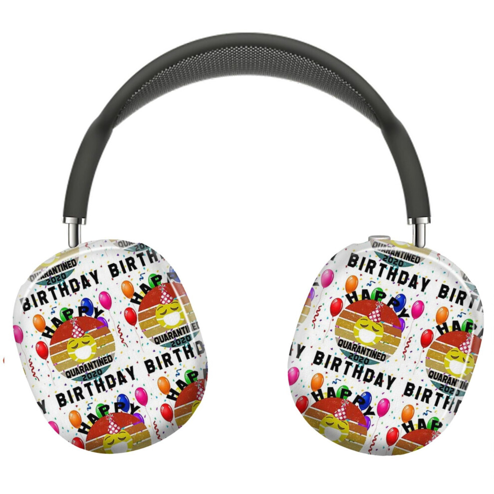 (Birthday 2020 Quarantined Funny Gift Idea - Social Distancing_9689) Protective Cover For Airpods Max Headphones Aesthetic Print Snap On Cases 8841579023975