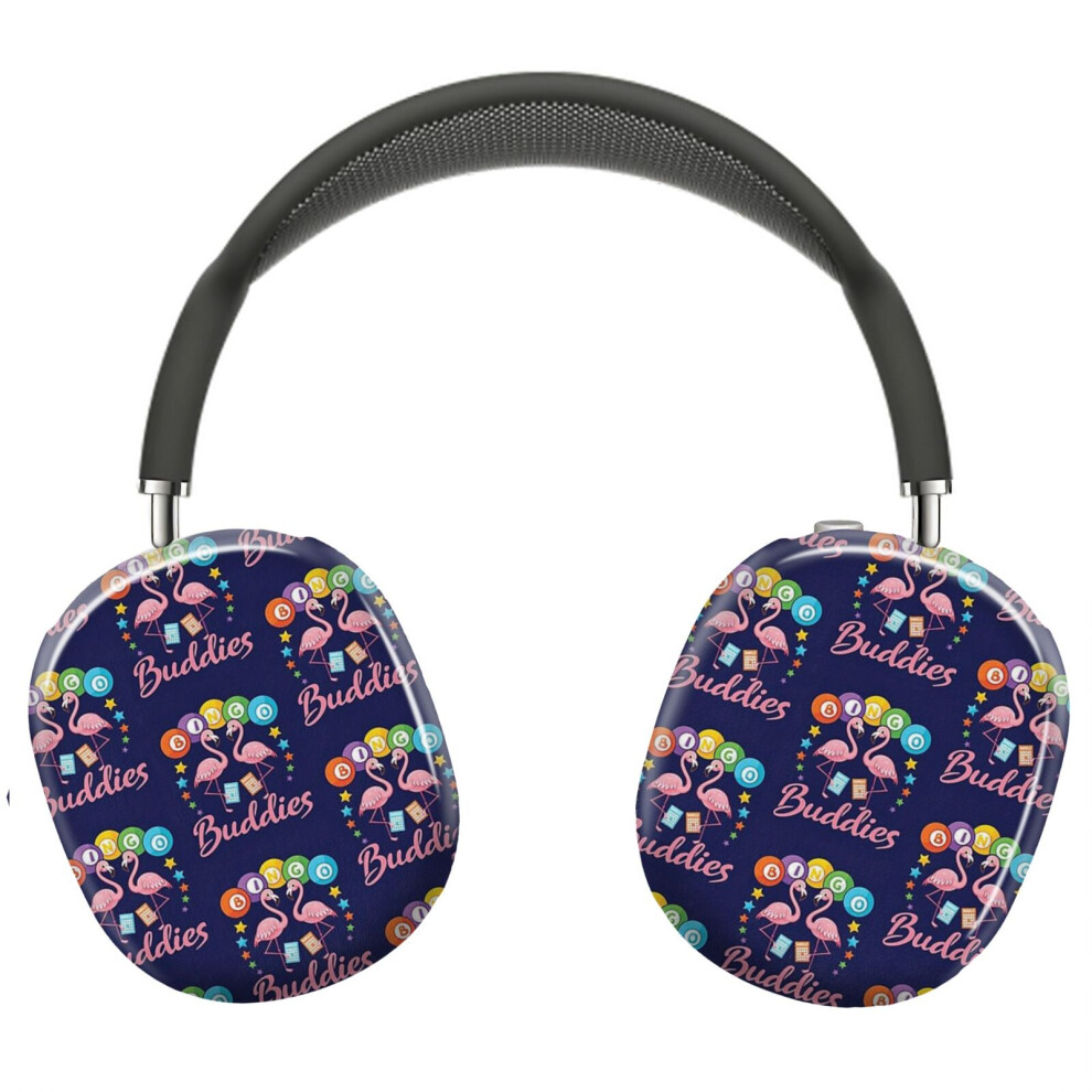 (Bingo Buddies Friends Flamingo Bingo Player_10053) Protective Cover For Airpods Max Headphones Aesthetic Print Snap On Cases 8841579024149
