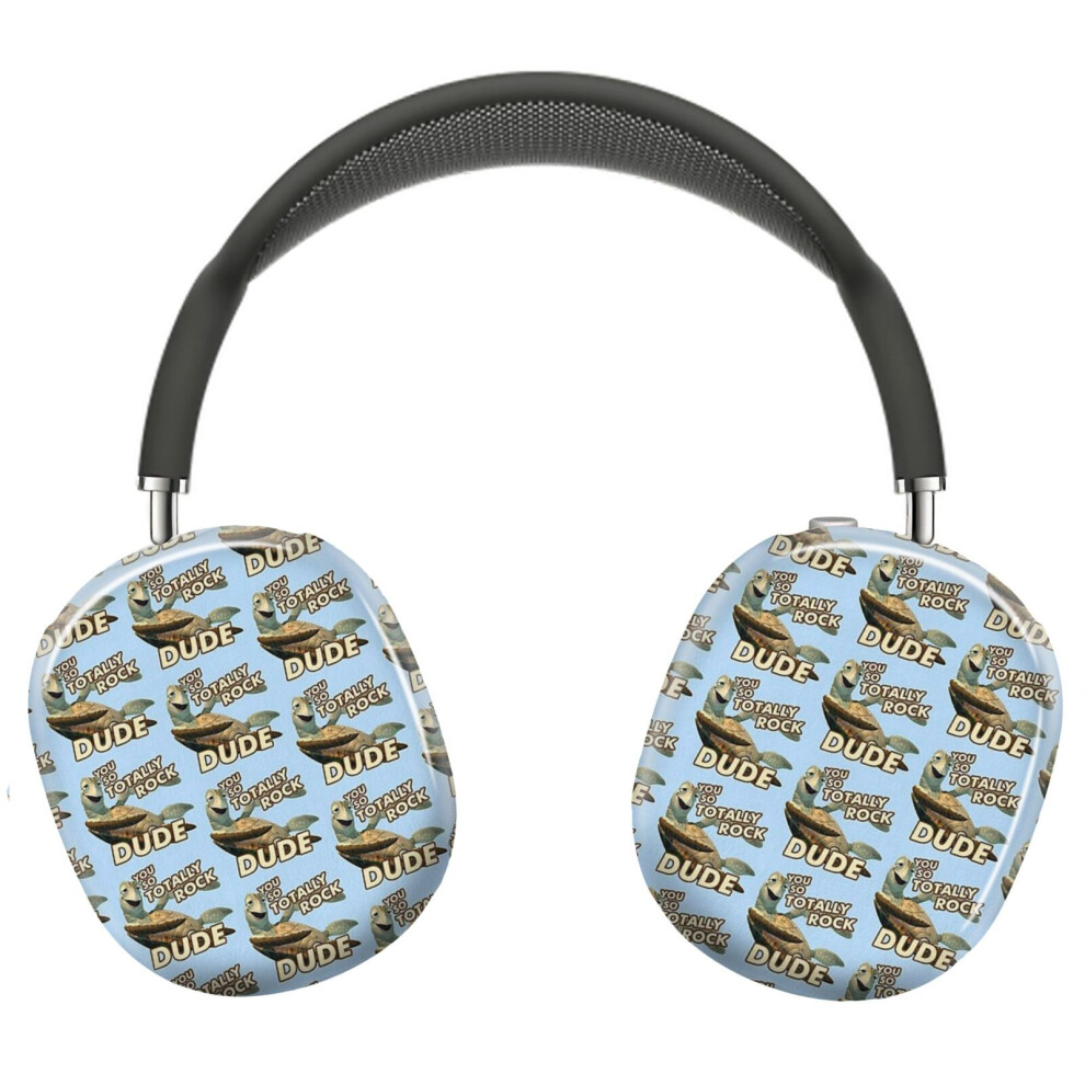 (Crush From Finding Nemo_3977) Protective Cover For Airpods Max Headphones Aesthetic Print Snap On Cases 8841579052111