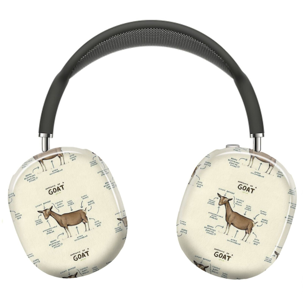 (Anatomy Of A Goat_10516) Protective Cover For Airpods Max Headphones Aesthetic Print Snap On Cases 8841579030324