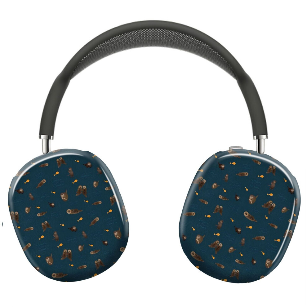 (An Otterly Adorable Pattern_10745) Protective Cover For Airpods Max Headphones Aesthetic Print Snap On Cases 8841579030423