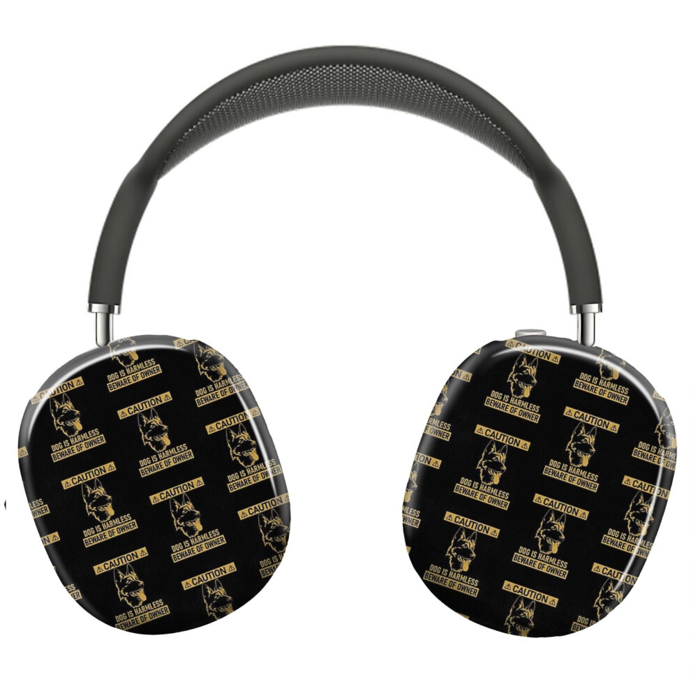 (German Shepherd_10063) Protective Cover For Airpods Max Headphones Aesthetic Print Snap On Cases 8841579057604
