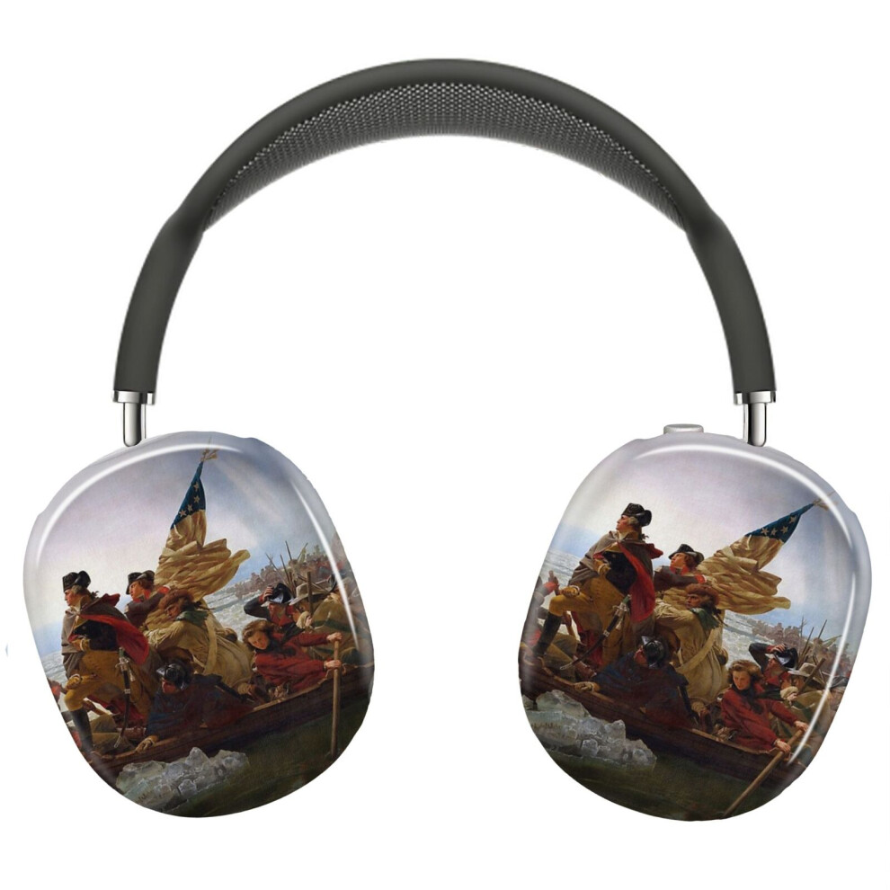 (George Washington Crossing Of The Delaware River Continental Army 1776 American Revolutionary War Or) Protective Cover For Airpods Max Headphones Aes 8841579057673