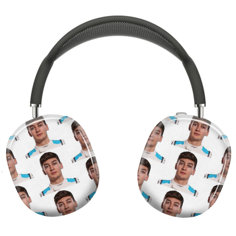 (George Russell Painting_7239) Protective Cover For Airpods Max Headphones Aesthetic Print Snap On Cases 8841579057697