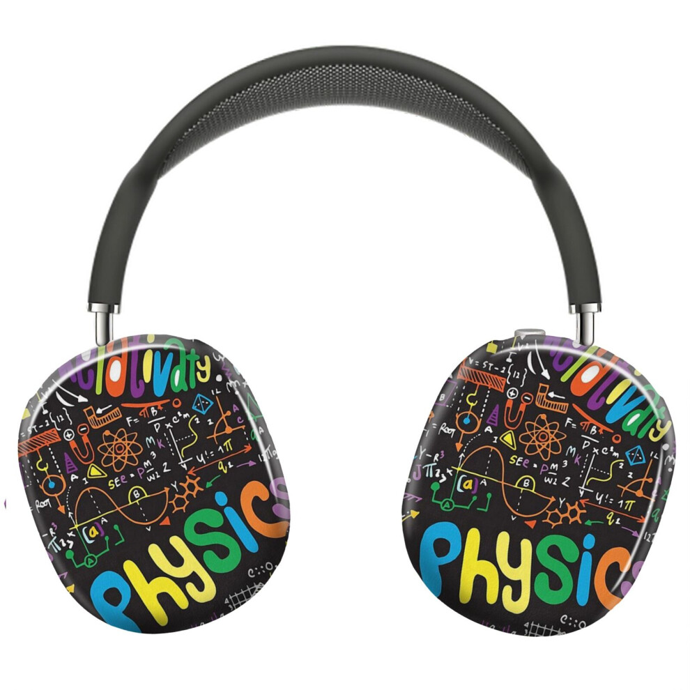 (Colorful Physics Design_5439) Protective Cover For Airpods Max Headphones Aesthetic Print Snap On Cases 8841579054429