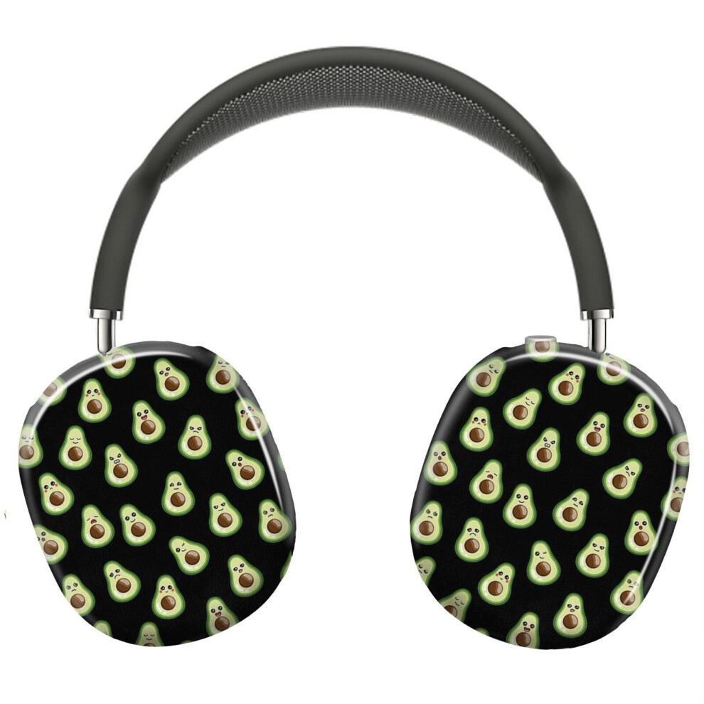 (A Lot Of Crazy Emoji Avocado's_13011) Protective Cover For Airpods Max Headphones Aesthetic Print Snap On Cases 8841579033158