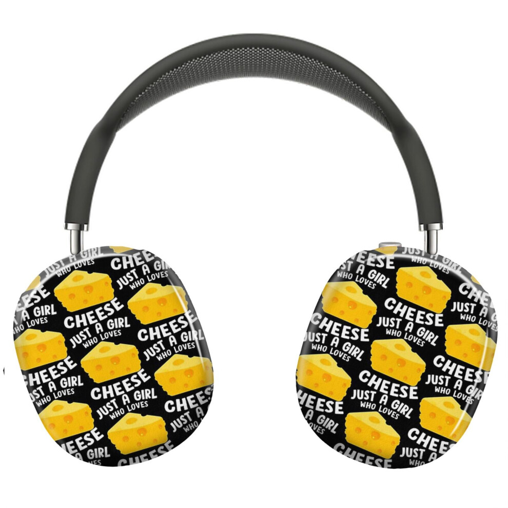(Just A Girl Who Loves Cheese_4054) Protective Cover For Airpods Max Headphones Aesthetic Print Snap On Cases 8841579065340