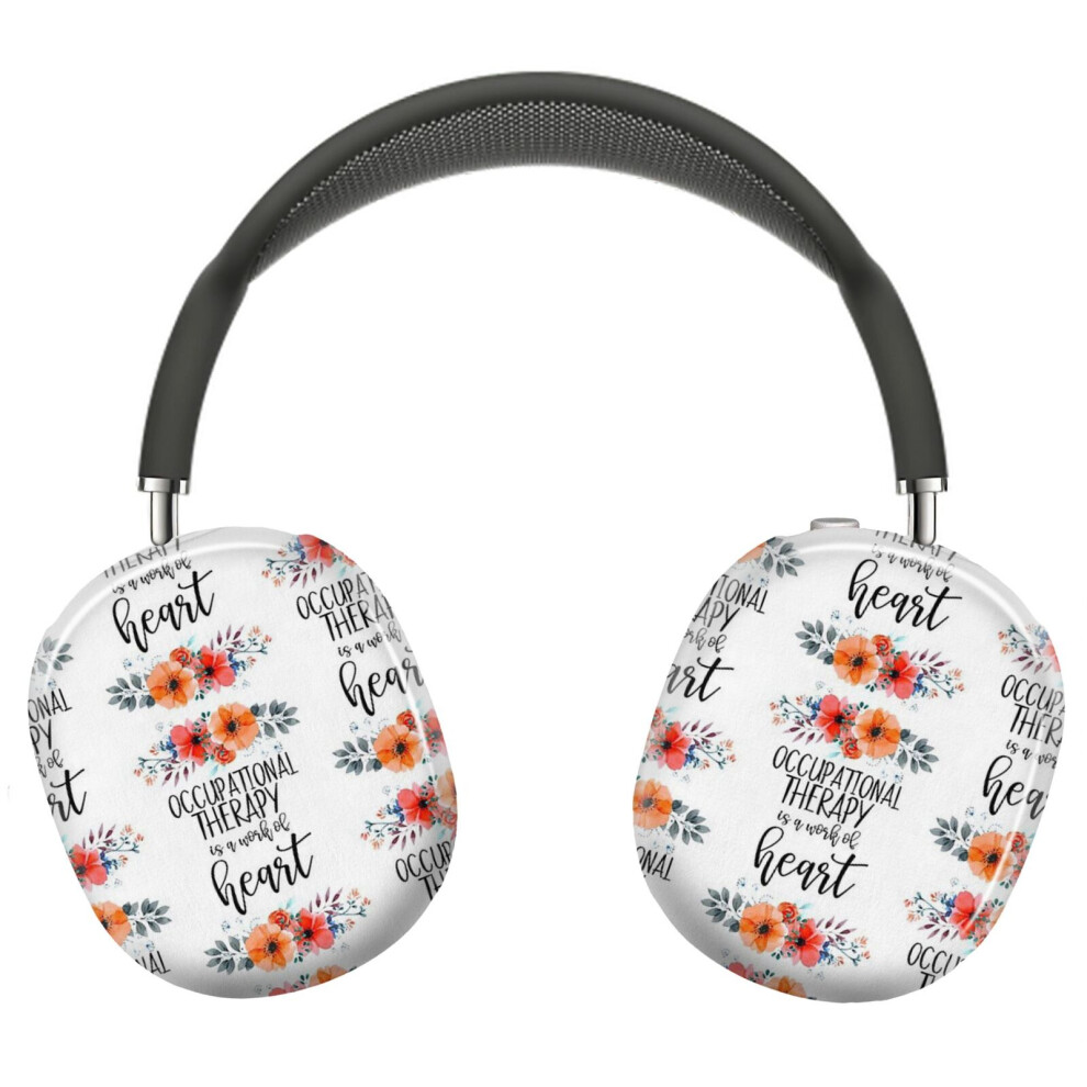 (Occupational Therapy Is A Work Of Heart_6729) Protective Cover For Airpods Max Headphones Aesthetic Print Snap On Cases 8841579090687