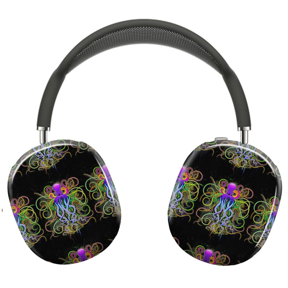 (Octopus Psychedelic Luminescence_7349) Protective Cover For Airpods Max Headphones Aesthetic Print Snap On Cases 8841579090564